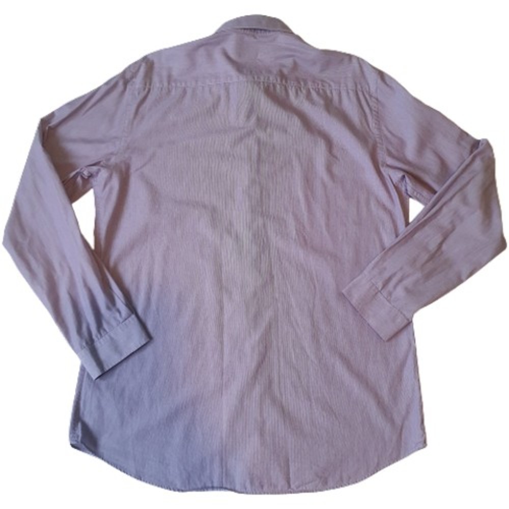 Chest 44" Collar 16" Purple Formal Tailored Cotton Shirt - Picture 4 of 7